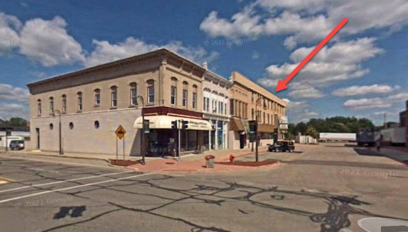 Hotel King (Osceola Hotel, Osceola Inn) - 2009 Street View (newer photo)